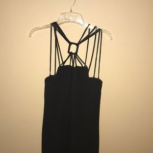 Pretty strappy dress / Black